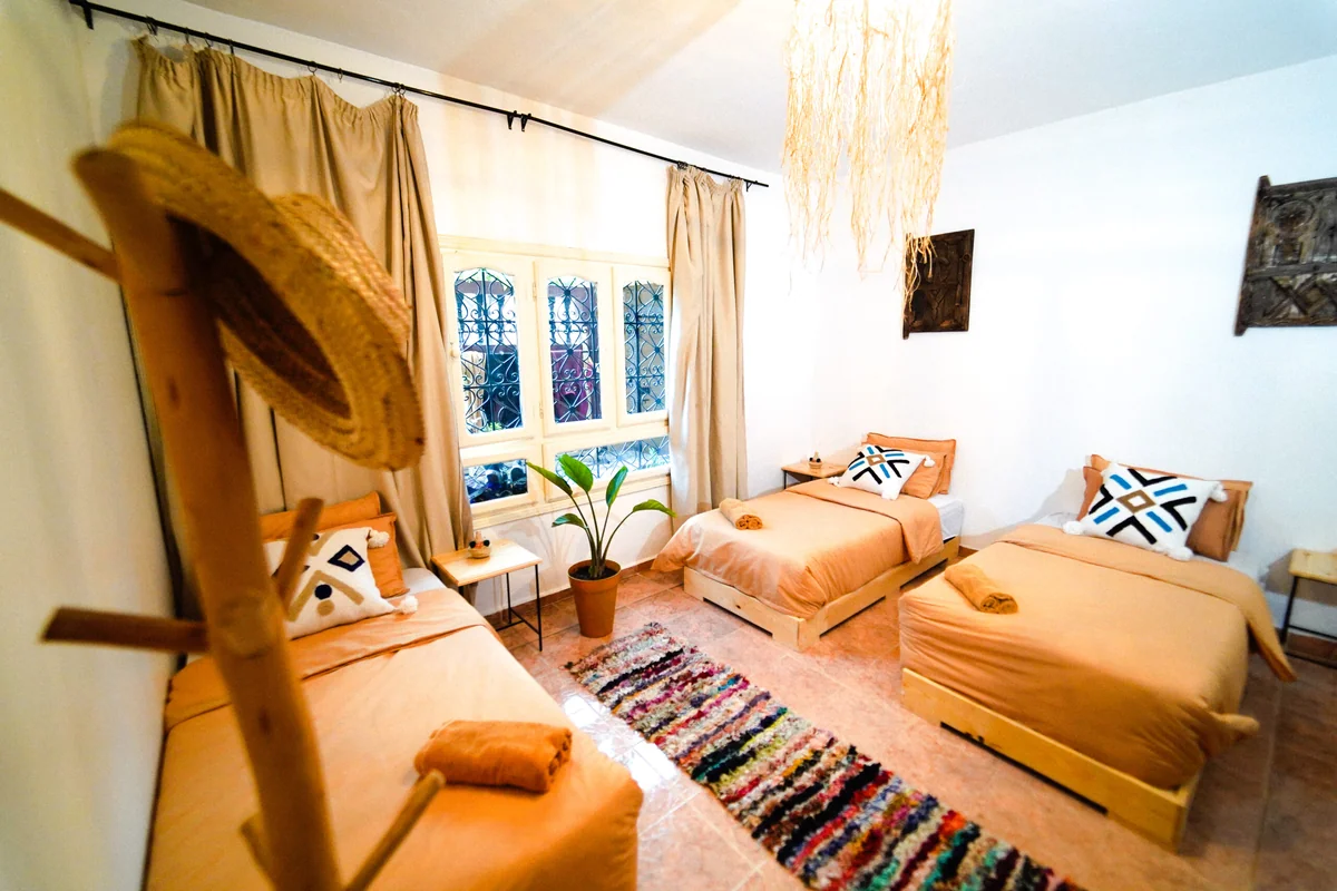 Plaka Anza triple room at Darna
